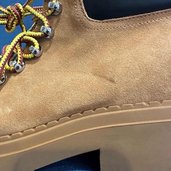 NEW Marc Fisher LTD Tan Suede Leather Nairy Hiking Boots, Sz 9.5M (JJ) - Picture 12 of 12